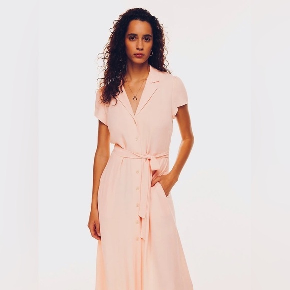 Aritzia Dresses & Skirts - Aritzia  Pink Wilfred Shirt Dress